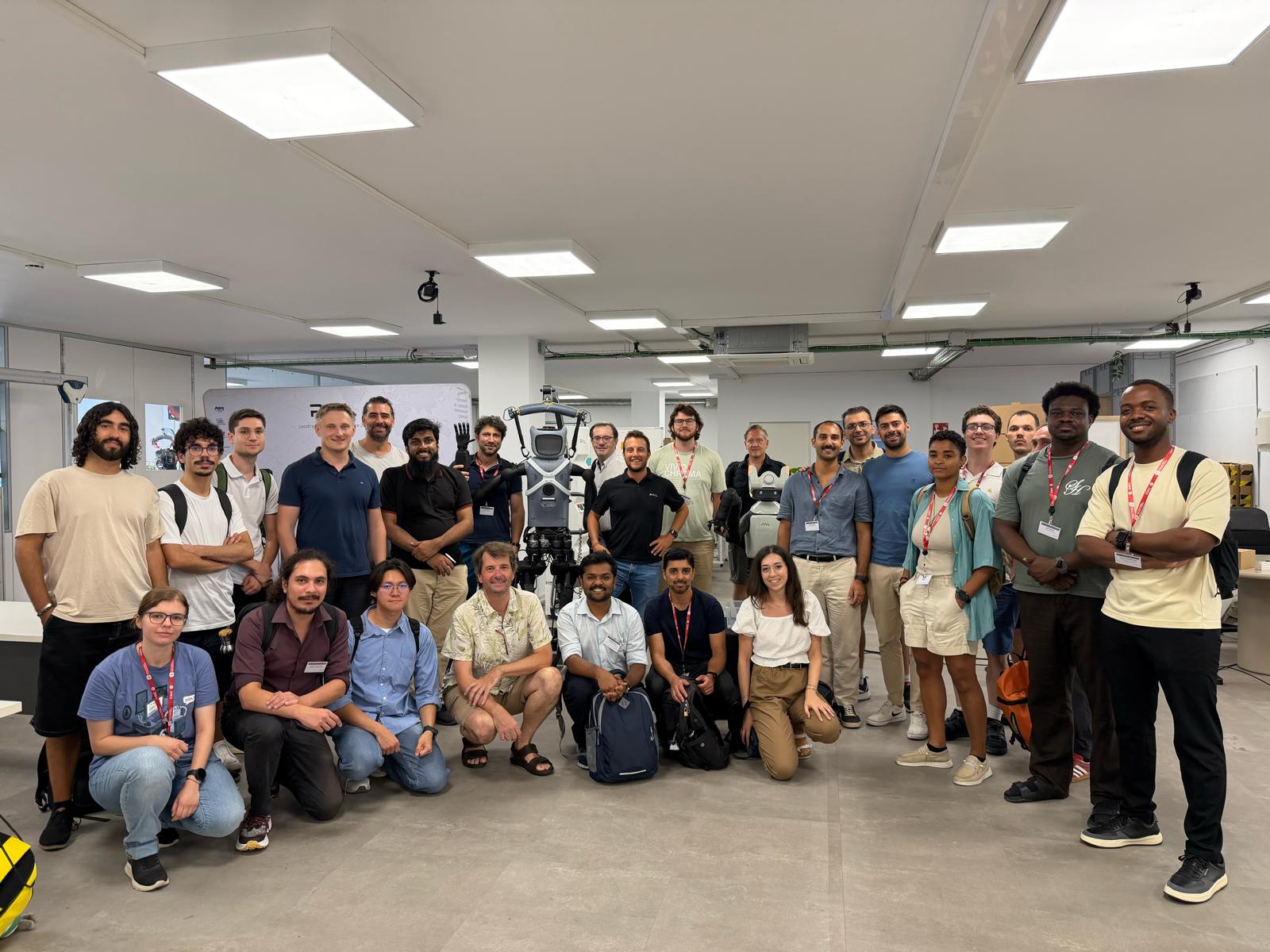 RSE'26 participants during the visit to PAL Robotics